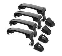 NYSAASDST Poignée Porte Latérale Coulissante Poignée Porte Extérieure Avant Arrière Gauche Droite Pour Hyundai Pour Elantra 2007 2008 2009 2010 2011 Pièces Voiture(Black 4pc)