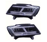 NYSAASDST Pour Q5 Phares 2009-2018 Phare LED Drl Hid Lampe Frontale Angel Eye Bi Xénon Phare Coque Lentille