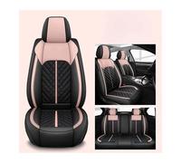 NYSAASDST Siège Voiture Ensembles Ensemble Housses Siège Auto Universelles À Couverture Complète 5 Pièces en Cuir PU Berline SUV Camion(Pink)