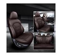 NYSAASDST Siège Voiture Ensembles pour Ford pour Focus Mk1 Mk2 pour Mondeo Mk4 pour Fusion pour Mustang pour Fiesta Housse Siège Auto(5Pcs-Coffee)