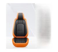 NYSAASDST Siège Voiture Ensembles pour VW pour Polo pour Atlas pour Jetta pour Bora pour EOS pour Sharan Housses Siège Auto Universelles(Orange Black)