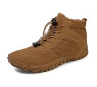 NYSBH Bottes d'hiver pour homme et femme - Antidérapantes - Chaudes - En fourrure - Chaussures décontractées - Grande taille - Chaussures de randonnée, marron, 40 2/3 EU