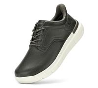 NYSBH Chaussures pour homme en cuir large et décontracté à enfiler, légères pour pieds enflés, soutien de la voûte plantaire, soulagement de la douleur, B Brun, 44 EU