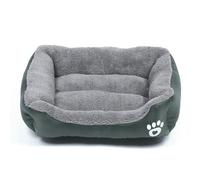 NYSBH Grand Lit pour Chien Carré en Peluche Nid pour Niche Toutes Saisons Lavable Canapé Imperméable Matelas pour Chat Lit pour Chiens Moyens Accessoires