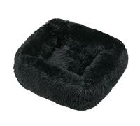 NYSBH Lit carré pour chien - Lit long en peluche - Fournitures pour chiens de petite, moyenne et grande taille - Lit apaisant lavable