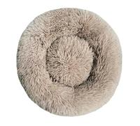 NYSBH Lit rond pour chien et chat - Panier d'hiver chaud en peluche lavable pour animal domestique de petite, moyenne et grande taille