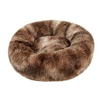 NYSBH Lit rond pour chien et chat - Panier d'hiver chaud en peluche lavable pour animal domestique de petite, moyenne et grande taille