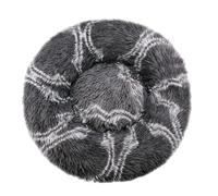 NYSBH Lit rond pour chien et chat - Panier d'hiver chaud en peluche lavable pour animal domestique de petite, moyenne et grande taille