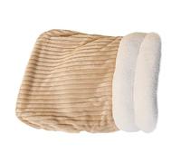 NYSBH Niche d'hiver chaude pour chat - Sac de couchage auto-chauffant fermé avec doublure en polaire tunnel caché, soulagement de l'anxiété pour chatons