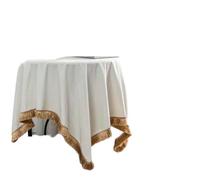 NYSBH Petite nappe en velours épais disponible en forme carrée, avec des couleurs comme le vert, le rouge, le blanc et le marron