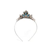 NYSBH Princesse Strass Couronne Coiffe Enfant Fille Bandeau Cheveux Accessoires, taille unique, Nacre, Péridot synthétique