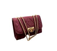 NYSBH Sacs à rabat vintage pour femme Couleur unie Petit sac à bandoulière Chaîne Sac sous les bras Sac en daim Sac à bandoulière pour femme