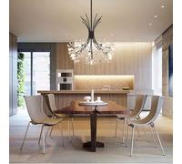 NYSCR Lustres en Cristal G4 Moderne éclairage Lustre Clair