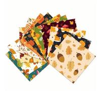 NYSDM 12 feuilles/3 ensembles de papier cadeau sur le thème de l'automne citrouille, feuille de renard et autres motifs pour mariages, anniversaires