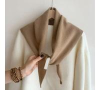 NYSDM Écharpe Triangulaire Britannique Écharpe Triangulaire en Laine de Niche Foulard pour Femme Écharpe tricotée Écharpe tricotée Chaude multifonctionnelle