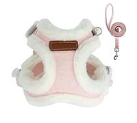 NYSDM Ensemble harnais d'hiver pour chien et chat chaud rembourré avec laisse pour animal domestique de petite et moyenne taille Chihuahua Yorkshire