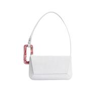 NYSDM Niche Sac à bandoulière tendance pour femme, motif géométrique en acrylique, couleur patchwork, sac compact à la mode, A2