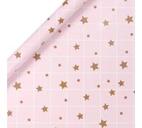 NYSDM Rouleau de papier cadeau Happy Birthday imprimé arc-en-ciel cœur pierre pour anniversaire, mariage, fête prénatale