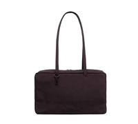 NYSDM Sac fourre-tout léger en nylon Bowler Mode avancé simple décontracté Sac à main grande capacité Sac à bandoulière, Noir Marron Grand