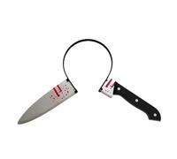 NYSDM Serre-tête d'horreur d'Halloween Simulation couteau effrayant hache, ciseaux de costumade Accessoires de décoration de fête