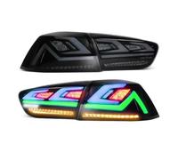 NYSFGOFJGOM feux arrière voiture Pour Mitsubishi pour Lancer pour EVO-X 2008-2021 feu de recul frein clignotant lampe App contrôle 12V 1 ensemble LED arrière RGB Feu stop arrière