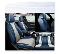 NYSFGOFJGOM Housse SièGe Voiture Housses Siège Auto Luxe Personnalisées pour Nissan pour Qashqai X pour Trail T32 T31 pour Teana J32 Couverture Couvre SièGe(Set Blue)