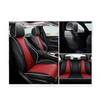 NYSFGOFJGOM Housses De Siège Auto Personnalisées pour VW pour CC pour Bora pour Jetta pour T-Roc Accessoires D'intérieur Couverture Couvre SièGe(Set Red)
