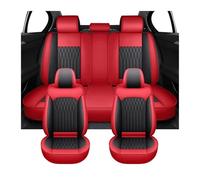 NYSFGOFJGOM Housses De Siège Auto Universelles Complètes pour Nissan pour Versa pour Qashqai X pour Trail T32 Rouge pour Kicks Couverture Couvre SièGe(Red B)