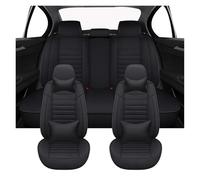 NYSFGOFJGOM Housses De Siège Auto Universelles en Lin pour Toyota pour Avensis T25 Couverture Couvre SièGe(BlackA)