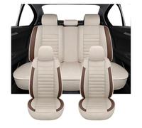 NYSFGOFJGOM Housses De Siège Auto Universelles en Lin pour Toyota pour Avensis T25 Couverture Couvre SièGe(CoffeeB)