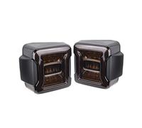 NYSFIFHSKFH Feux ArrièRe à Voiture Pour Jeep pour Wrangler JK 2007-2017 feux arrière LED feu de freinage arrière DRL 2x Feu Stop ArrièRe(Black Euro)