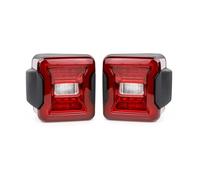 NYSFIFHSKFH Feux ArrièRe à Voiture Pour Jeep pour Wrangler JK 2007-2017 voiture LED feux arrière feux freinage inverse clignotant lampe en cours d'exécution 2x Feu Stop ArrièRe(Red Euro)