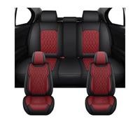 NYSFIFHSKFH Housse SièGe Voiture Housses Siège Auto Universelles Luxe pour Chevy pour Cavalier pour Onix pour Spark pour Malibu XL(Wine Red B)