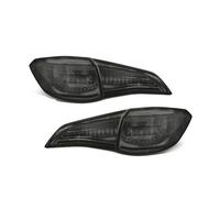 NYSGMVBDOFH Feu arrière remorque Feu arrière LED pour Toyota pour Vios 2017 - 2023, clignotant dynamique, feu de recul fumé/rouge, freinage Feux de recul(Smoked Black)