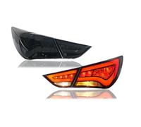 NYSGMVBDOFH Feu arrière remorque Pour Hyundai pour Sonata 8 2012-2014 LED DRL feu stop eau courante scintillement feux arrière paire d'assemblage de voiture Feux de recul(Smoke)