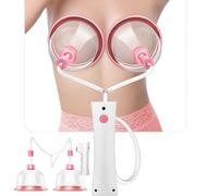 NYSJTYD Machine De Soin De Poitrine De Masseur De Sein, Agrandissement De Sein éLectrique, Vide Poitrine Masseur pour Améliorer la Santé du Sein et Le Raffermissement