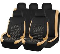 NYSLDSCO Housses Auto pour Saturn Vue 2003-2010 | Housses auto, disposition avant et arrière, zones d’appuie-tête, design segmenté, couverture quotidienne
