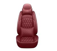 NYSQOFMB 5 Sièges pour Lexus Tous Les Modèles pour ES350 NX GS350 CT200h ES300h GS450h IS250 LS460 LS Housse De Siège Voiture en Cuir Accessoires Housse Siege Voiture(Wine Red Pillow)