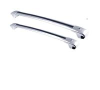 NYSQOFMB Barres Toit Barres Transversales Toit Verrouillables en Alliage D'aluminium pour MG ZS ZST 2017-2024 2 Pièces Barre Supérieure Voiture(Argent)