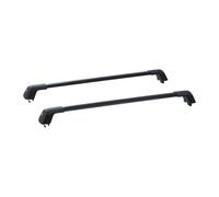 NYSQOFMB Barres Toit Barres Transversales Universelles pour Galeriee Toit en Aluminium pour Galerie Compatible avec Rail Latéral Rainuré sans Espace Réglable Verrou Barre Supérieure Voiture(122cm)