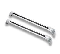 NYSQOFMB Barres Toit Barres Transversales Verrouillables en Alliage D'aluminium pour Discovery 5 L462 2017-2025 Barre Supérieure Voiture(Argent)