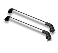 NYSQOFMB Barres Toit pour HRV pour HR-V 2015-2021 Barres Transversales Toit Verrouillables en Alliage D'aluminium Barre Supérieure Voiture(SilverBlack)