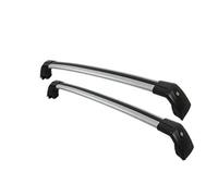NYSQOFMB Barres Toit pour Peugeot 5008 2016 2018 2019 2022 Barres Latérales en Alliage D'aluminium Toit Transversales Porte-Bagages 2 Pièces Barre Supérieure Voiture(SilverBlack)