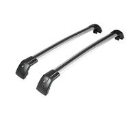 NYSQOFMB Barres Toit pour Subaru pour Forester SL 2025-présent Barres Toit Verrouillables Chargement Argent Et Noir 2PCS Transversale Réglable Barre Supérieure Voiture