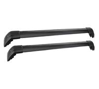 NYSQOFMB Barres Toit pour VW ID.4 2020 2021 2022 2023 2024 Barres Toit Transversales Verrouillables en Alliage D'aluminium 2 Pièces Barre Supérieure Voiture(Noir)