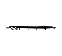 NYSQOFMB Becquet Toit Arrière Diffuseur de Pare-Chocs arrière pour Voiture, Protection de Pare-Chocs arrière pour VW pour Polo MK6 2019-2024(Matte Black)