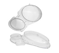 NYSQOFMB Bloc Optique Pour Mercedes Pour Benz W211 Classe E E240 E200 E350 E280 E300 2002-2008 Couvercle Phare Capot Lampe Gauche/droite Lentille Voiture Caches Phares Transparents(Pair)