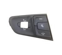 NYSQOFMB Bouton De Commutation Multifonction Boîtier Commutateur Multifonction pour Volant Voiture Volume SRC Mains Libres pour Peugeot 408 3008(La Gauche)