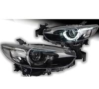 NYSQOFMB Covers Phares Pour Mazda 6 Pour Atenza Phare LED 2013-2016 DRL Hid Lampe Frontale Ange Oeil Bi Xénon Accessoires Automobiles Couverture phare avant