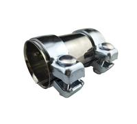 NYSQOFMB Embout D'echappement Collier De Serrage pour Tuyau D'échappement, Diamètre Intérieur 1,75"-3", Longueur 125 Mm, Connecteur De Silencieux Queue Gorge(3.0inch(ID76mm))